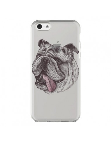 Coque iPhone 5C Chien Bulldog Dog Transparente - Rachel Caldwell
