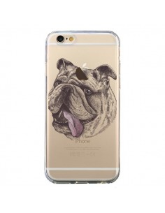 Coque iPhone 6 et 6S Chien Bulldog Dog Transparente -...