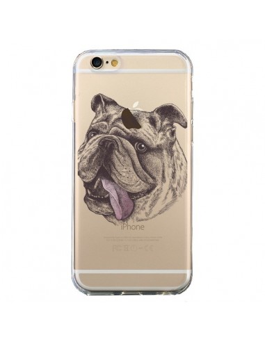 Coque iPhone 6 et 6S Chien Bulldog Dog Transparente - Rachel Caldwell