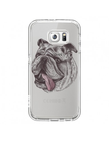 Coque Chien Bulldog Dog Transparente pour Samsung Galaxy S6 - Rachel Caldwell