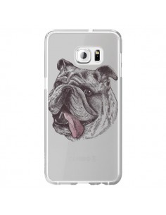 Coque Chien Bulldog Dog Transparente pour Samsung Galaxy...