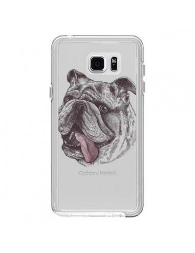 Coque Chien Bulldog Dog Transparente pour Samsung Galaxy Note 5 - Rachel Caldwell