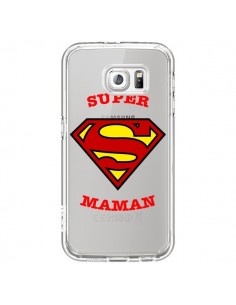 Coque Super Maman Transparente pour Samsung Galaxy S6 -...