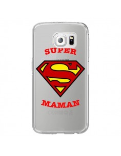 Coque Super Maman Transparente pour Samsung Galaxy S6...