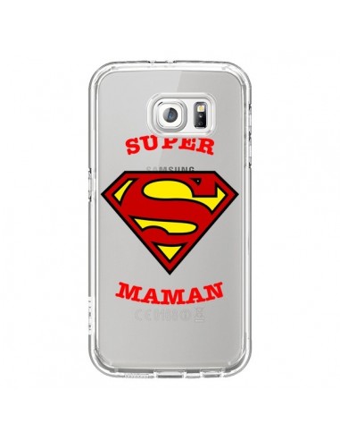 Coque Super Maman Transparente pour Samsung Galaxy S7 - Laetitia