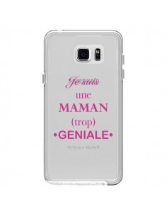 Coque Je suis une maman trop géniale Transparente pour...