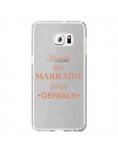 Coque Je suis une marraine trop géniale Transparente pour...