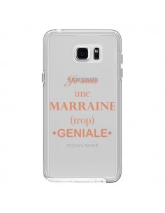Coque Je suis une marraine trop géniale Transparente pour...