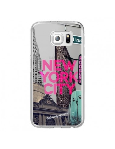 Coque New Yorck City NYC Transparente pour Samsung Galaxy S6 Edge - Javier Martinez