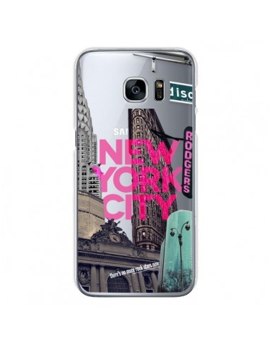 Coque New Yorck City NYC Transparente pour Samsung Galaxy S7 - Javier Martinez