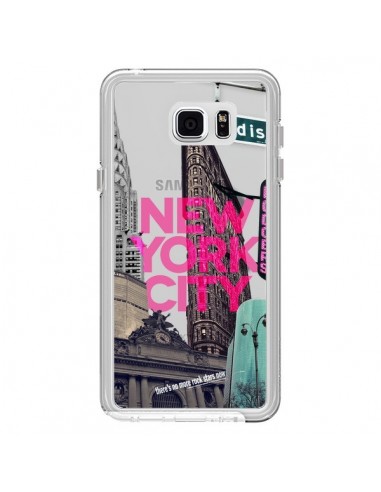 Coque New Yorck City NYC Transparente pour Samsung Galaxy Note 5 - Javier Martinez