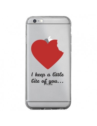 Coque iPhone 6 Plus et 6S Plus I keep a little bite of you Love Heart Amour Transparente - Julien Martinez