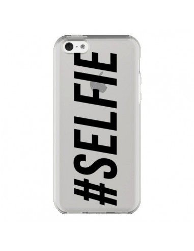 Coque iPhone 5C Hashtag Selfie Transparente - Jonathan Perez