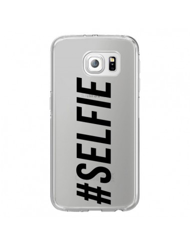 Coque Hashtag Selfie Transparente pour Samsung Galaxy S6 Edge - Jonathan Perez