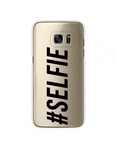Coque Hashtag Selfie Transparente pour Samsung Galaxy S7 Edge - Jonathan Perez