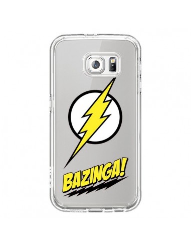 Coque Bazinga Sheldon The Big Bang Thoery Transparente pour Samsung Galaxy S6 - Jonathan Perez