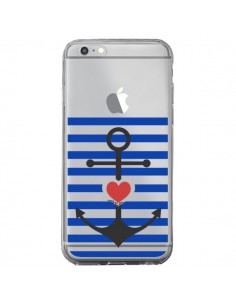 Coque iPhone 6 Plus et 6S Plus Mariniere Ancre Marin...