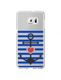 Coque Mariniere Ancre Marin Coeur Transparente pour...