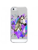 Coque iPhone 5/5S et SE Licorne Unicorn Azteque Transparente - Kris Tate