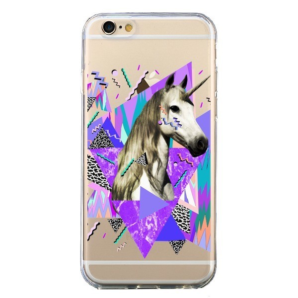 coque iphone 6 transparente licorne