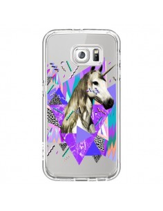 Coque Licorne Unicorn Azteque Transparente pour Samsung...