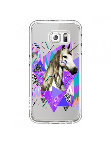 Coque Licorne Unicorn Azteque Transparente pour Samsung Galaxy S6 - Kris Tate