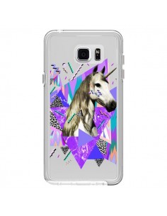 Coque Licorne Unicorn Azteque Transparente pour Samsung...