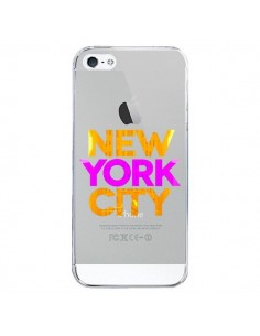 Coque iPhone 5/5S et SE New York City NYC Orange Rose...