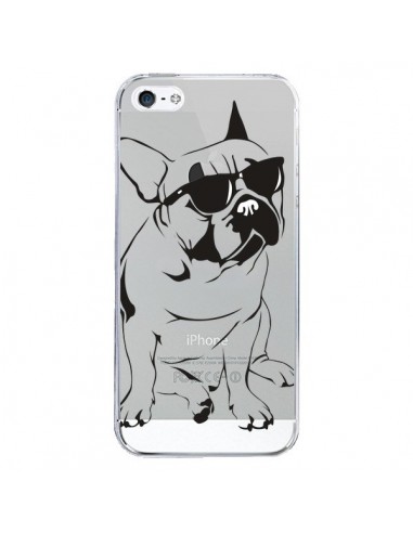 Coque iPhone 5/5S et SE Chien Bulldog Dog Transparente - Yohan B.