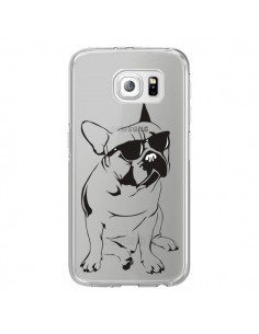 Coque Chien Bulldog Dog Transparente pour Samsung Galaxy...