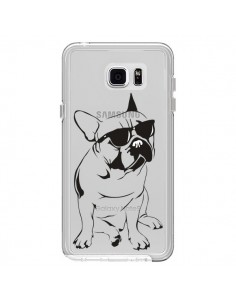 Coque Chien Bulldog Dog Transparente pour Samsung Galaxy...