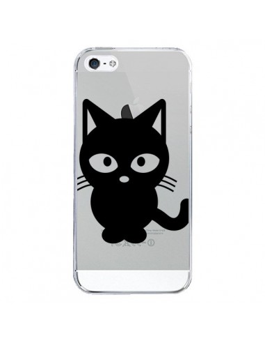 coque iphone 5 tranparente chat