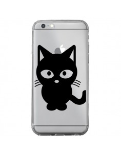 Coque iPhone 6 Plus et 6S Plus Chat Noir Cat Transparente...