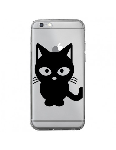 Coque iPhone 6 Plus et 6S Plus Chat Noir Cat Transparente - Yohan B.