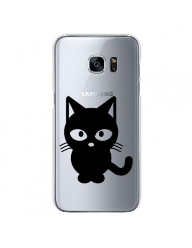 coque samsung s7 chat noir