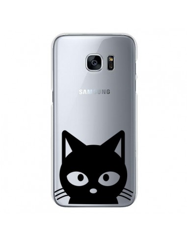 coque samsung s7 chat noir