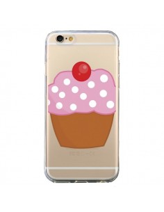 Coque iPhone 6 et 6S Cupcake Cerise Transparente - Yohan B.