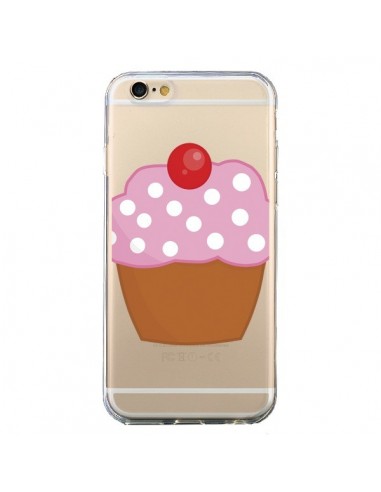 Coque iPhone 6 et 6S Cupcake Cerise Transparente - Yohan B.