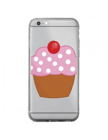 Coque iPhone 6 Plus et 6S Plus Cupcake Cerise Transparente - Yohan B.