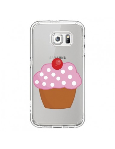 Coque Cupcake Cerise Transparente pour Samsung Galaxy S6 - Yohan B.