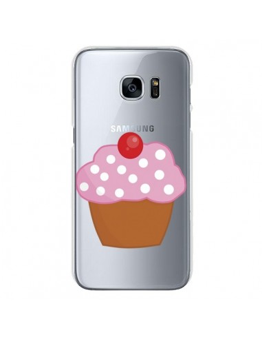 Coque Cupcake Cerise Transparente pour Samsung Galaxy S7 - Yohan B.