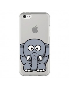 Coque iPhone 5C Elephant Animal Transparente - Yohan B.