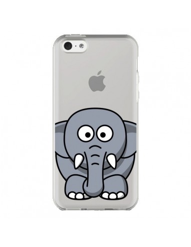 Coque iPhone 5C Elephant Animal Transparente - Yohan B.