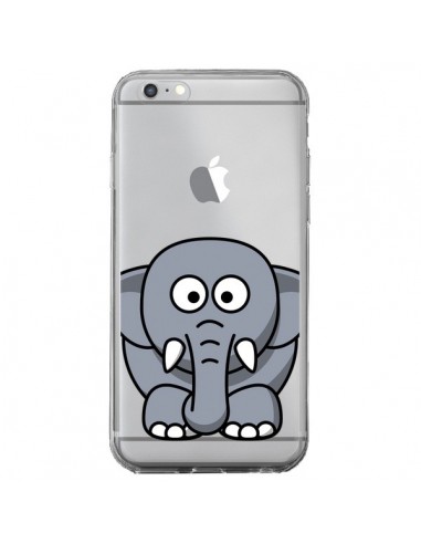 Coque iPhone 6 Plus et 6S Plus Elephant Animal Transparente - Yohan B.
