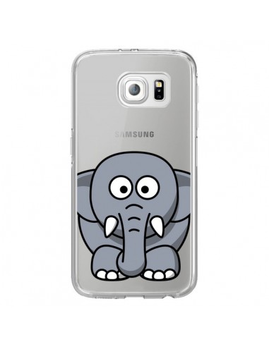 Coque Elephant Animal Transparente pour Samsung Galaxy S6 Edge - Yohan B.