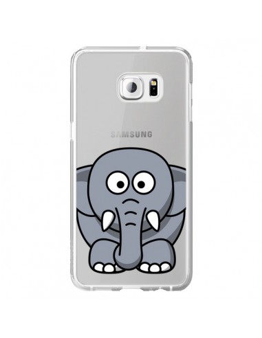 Coque Elephant Animal Transparente pour Samsung Galaxy S6 Edge Plus - Yohan B.