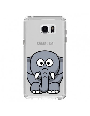 Coque Elephant Animal Transparente pour Samsung Galaxy Note 5 - Yohan B.