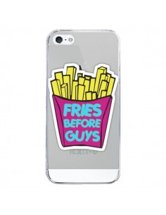 Coque iPhone 5/5S et SE Fries Before Guys Transparente -...