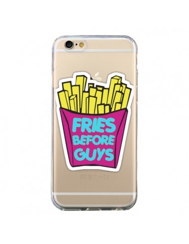 Coque iPhone 6 et 6S Fries Before Guys Transparente - Yohan B.