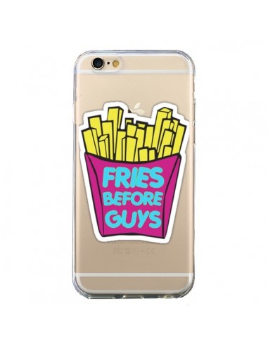 Coque iPhone 6 et 6S Fries Before Guys Transparente - Yohan B.